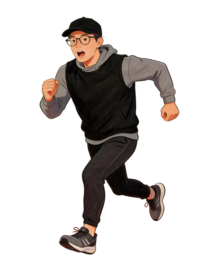 Boy running
