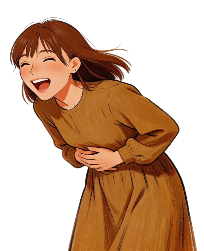 Girl — laughing